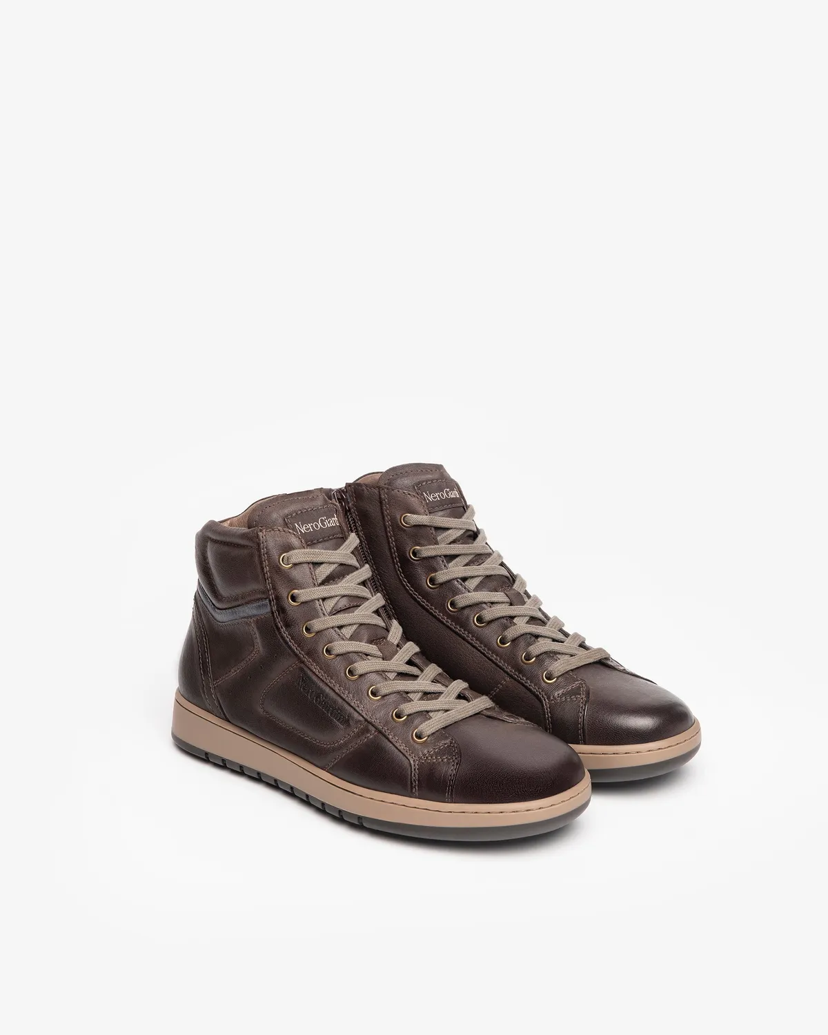 NeroGiardini Sneakers Barbati Piele High-Top Iarna
