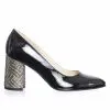 Catinca Shoes R11 NL pantofi piele negru lac
