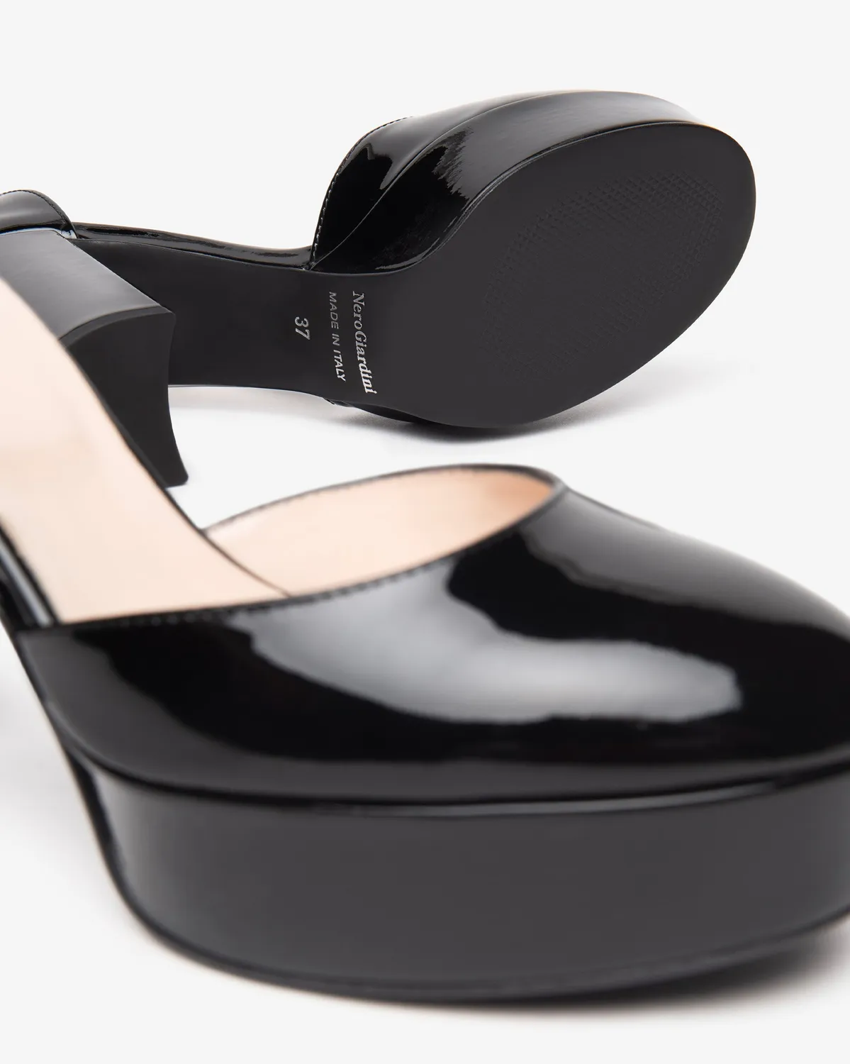 NeroGiardini pantofi piele lacuita dama glam