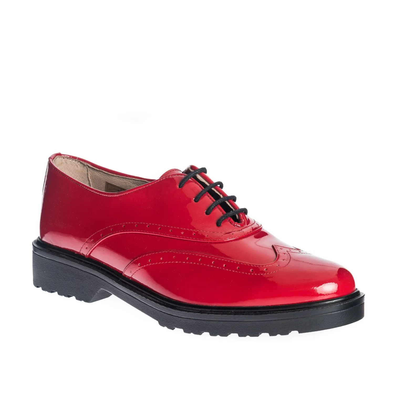 Catinca Shoes G8 RL pantofi damă piele roșu lac