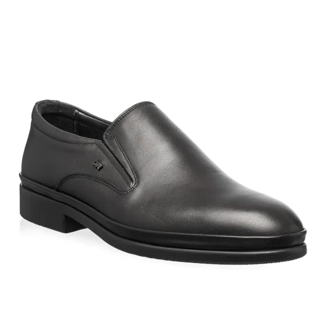 Catinca Shoes 6292-156 N pantofi barbati negri piele naturala