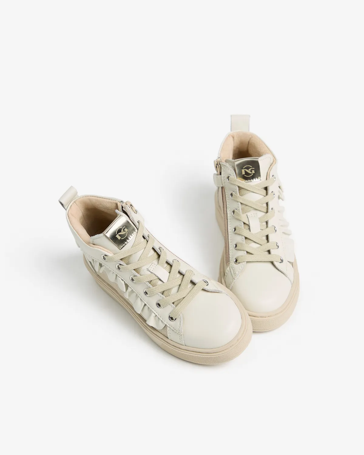 NeroGiardini sneakers fete piele închidere ușoară
