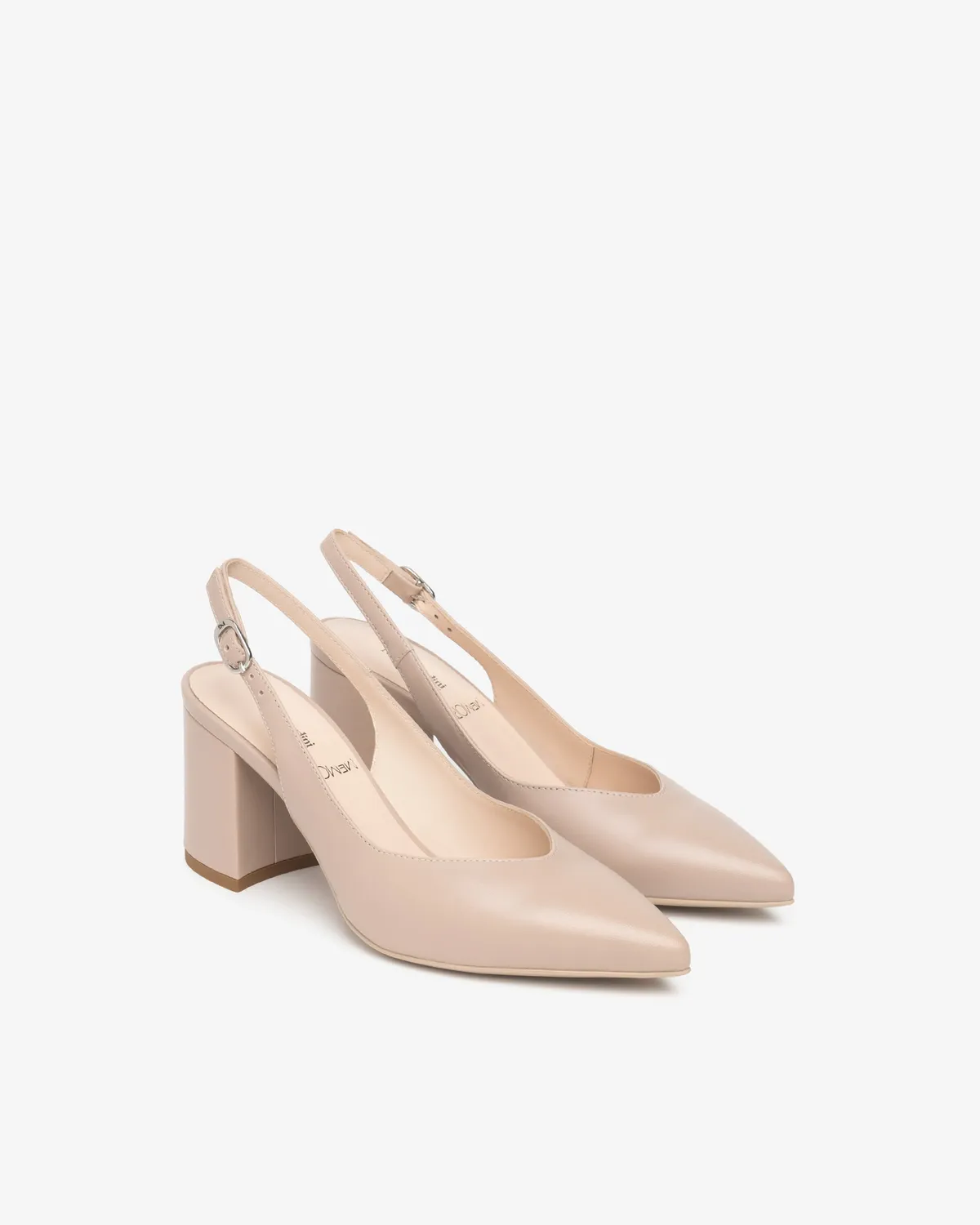 NeroGiardini pantofi dama piele slingback vara toc