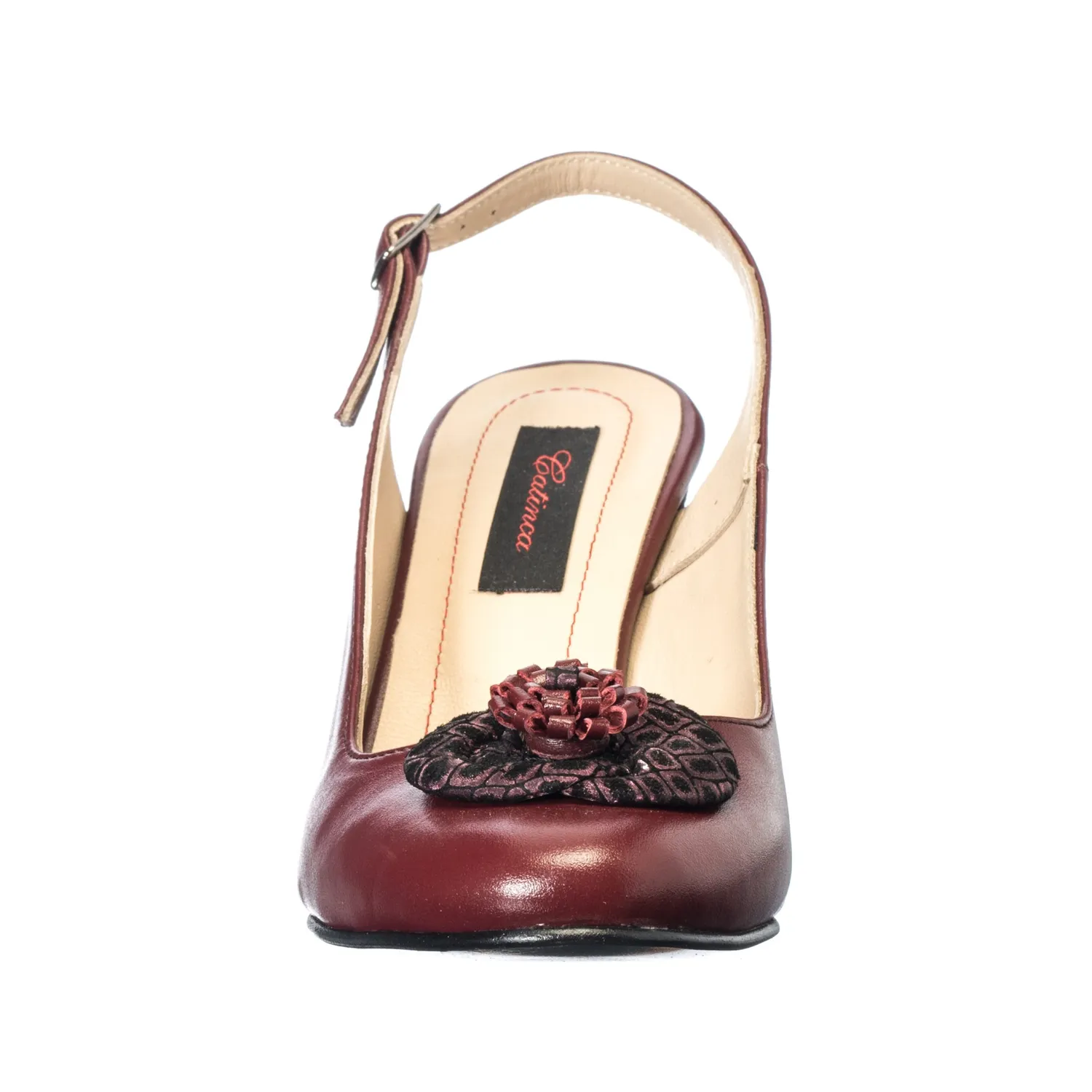 Catinca Shoes Bordo Pietre F5 BOP sandale dama cu pietre
