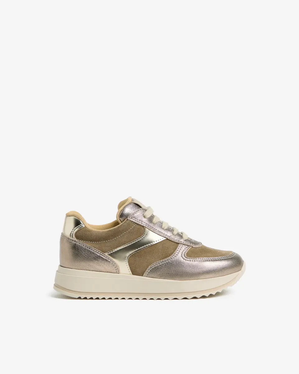 NeroGiardini Teen sneakers fete piele usoare toamna