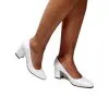 Catinca Shoes R7 AS pantofi damă piele alb sidef
