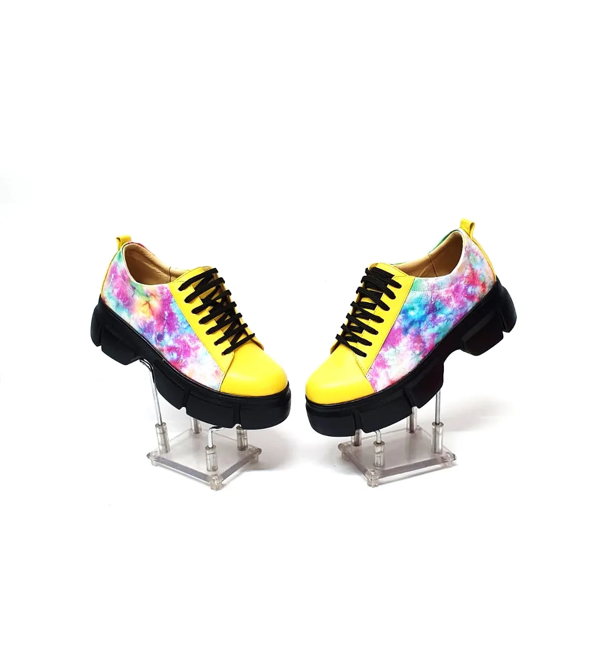 Catinca Shoes X3 GBF pantofi dama galben piele naturala