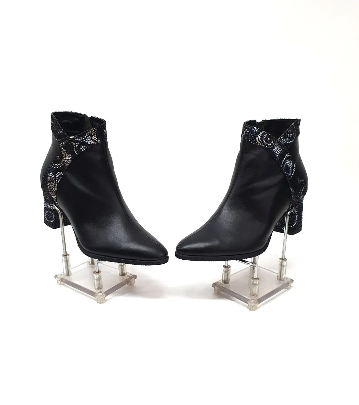 Catinca Shoes GX44 NBL ghete dama piele naturala negru