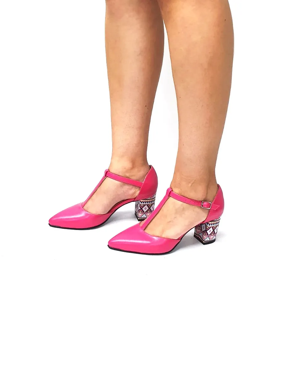 Catinca Shoes D13 RTR sandale dama piele roz