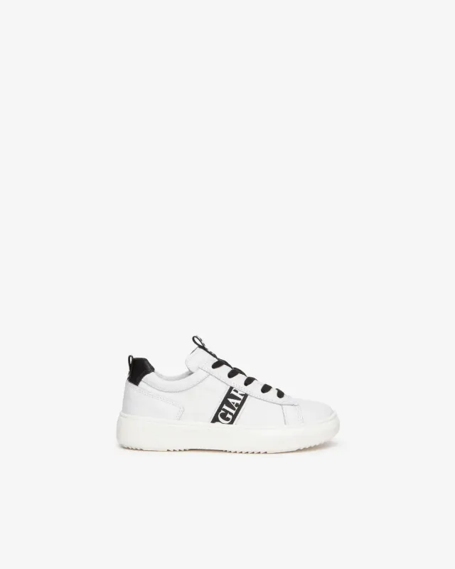 Sneakerși NeroGiardini băieți piele cu fermoar