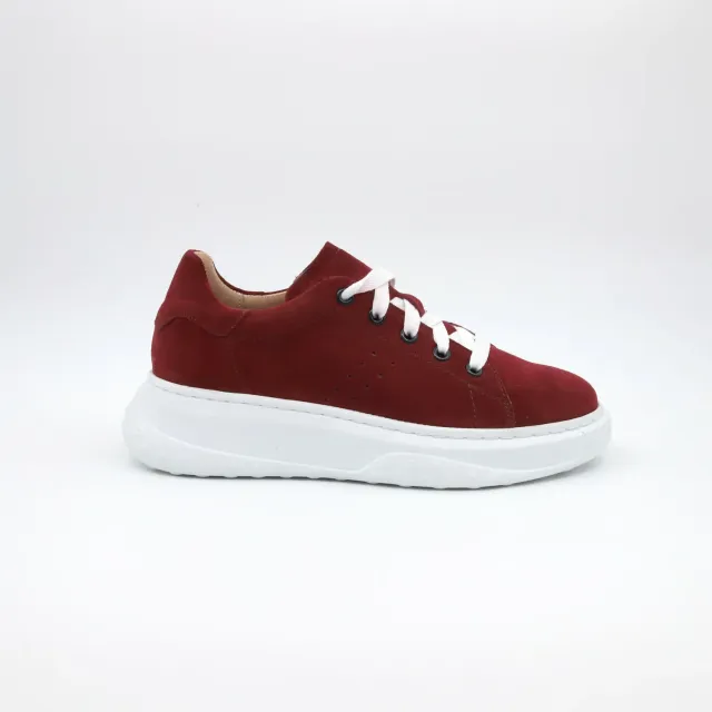 Lucas Shoes 5101 RV Rosso sneakeri rosii velur