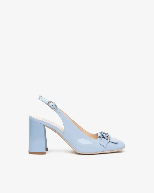 NeroGiardini pantofi slingback dama lac