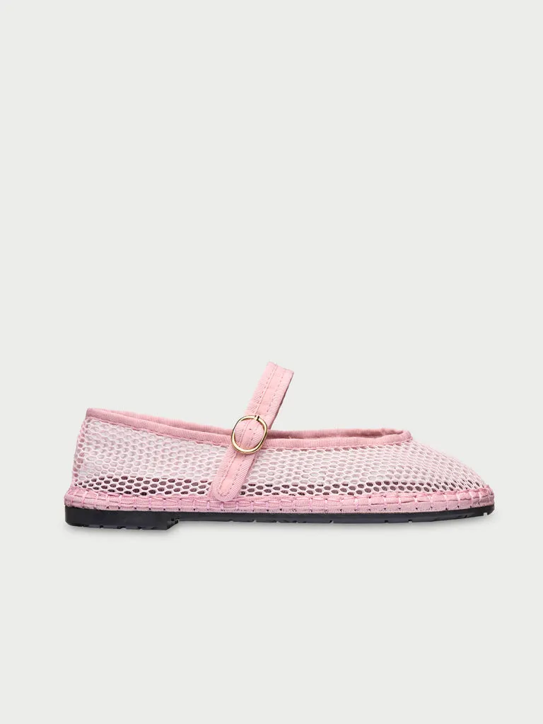 Flagelus Isabella Pastel Pink balerini plasa roz