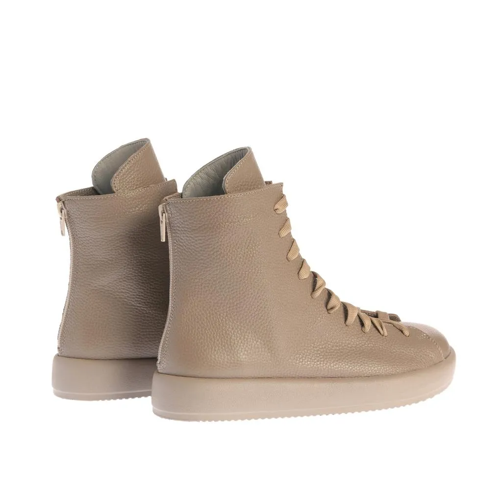 Ana Urbana Shoes Oslo bocanci grej piele texturată