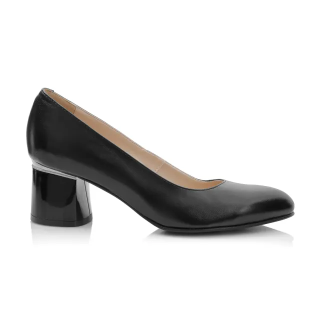 Catinca Shoes A72 NE pantofi damă piele naturală negru box