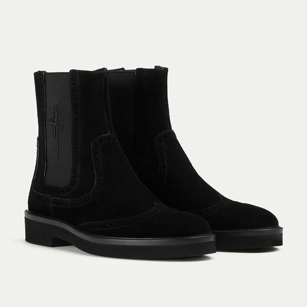 Cesare Paciotti Tailor Chelsea ghete negre piele intoarsa