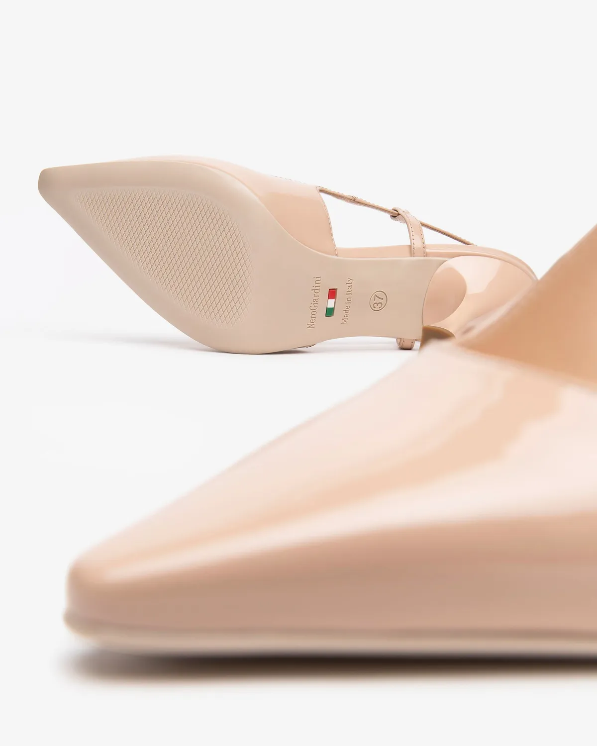 NeroGiardini slingback dama piele lacuita Premium ceremonie