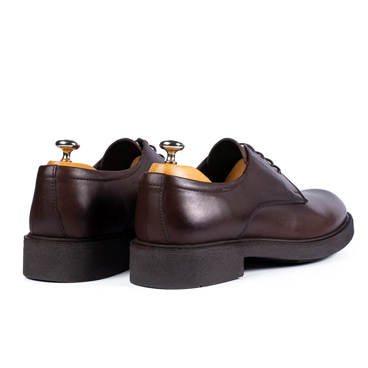 Lucas Shoes 346 Elegant pantofi piele maro talpă ușoară
