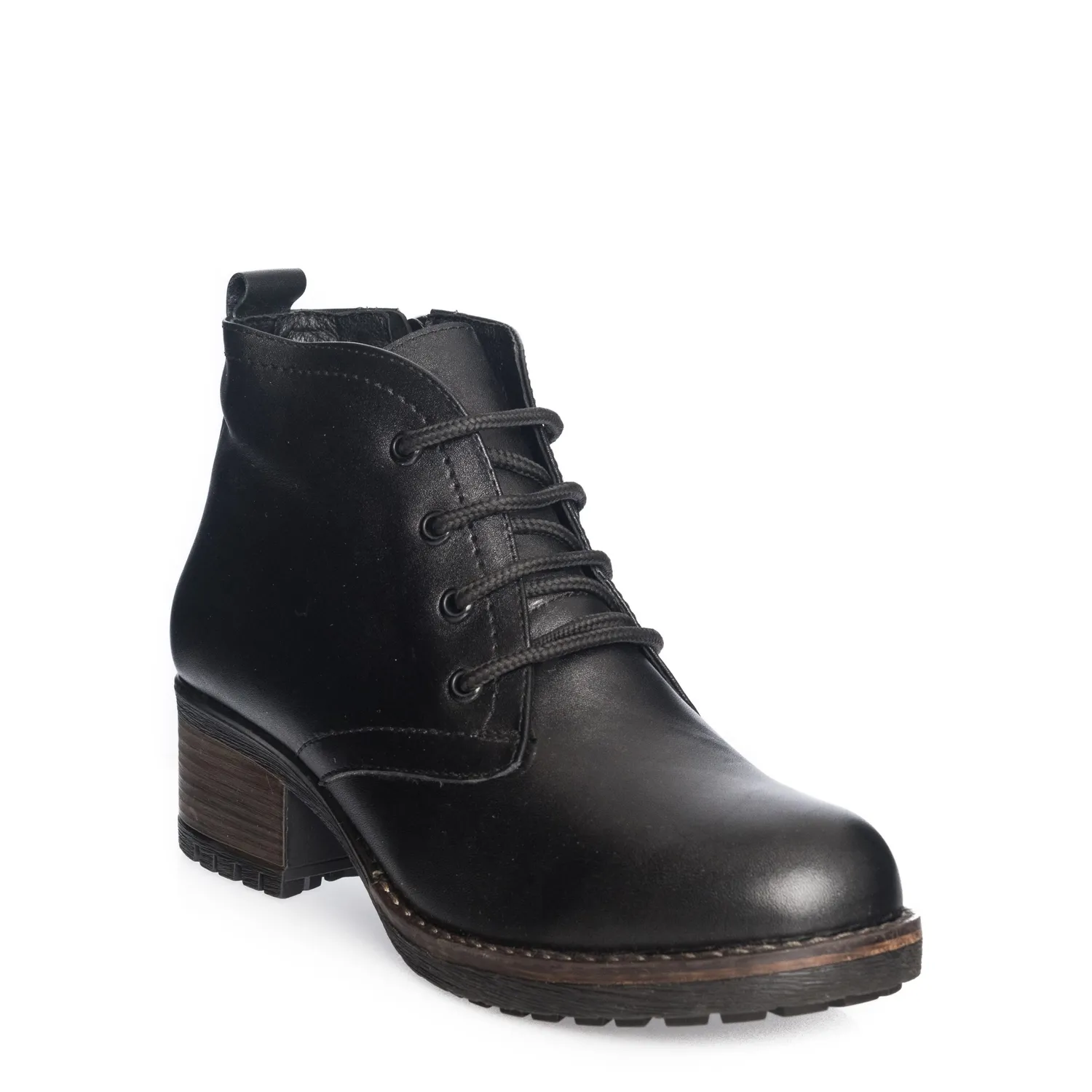 Catinca Shoes BC16 NB ghete dama piele naturala negru box