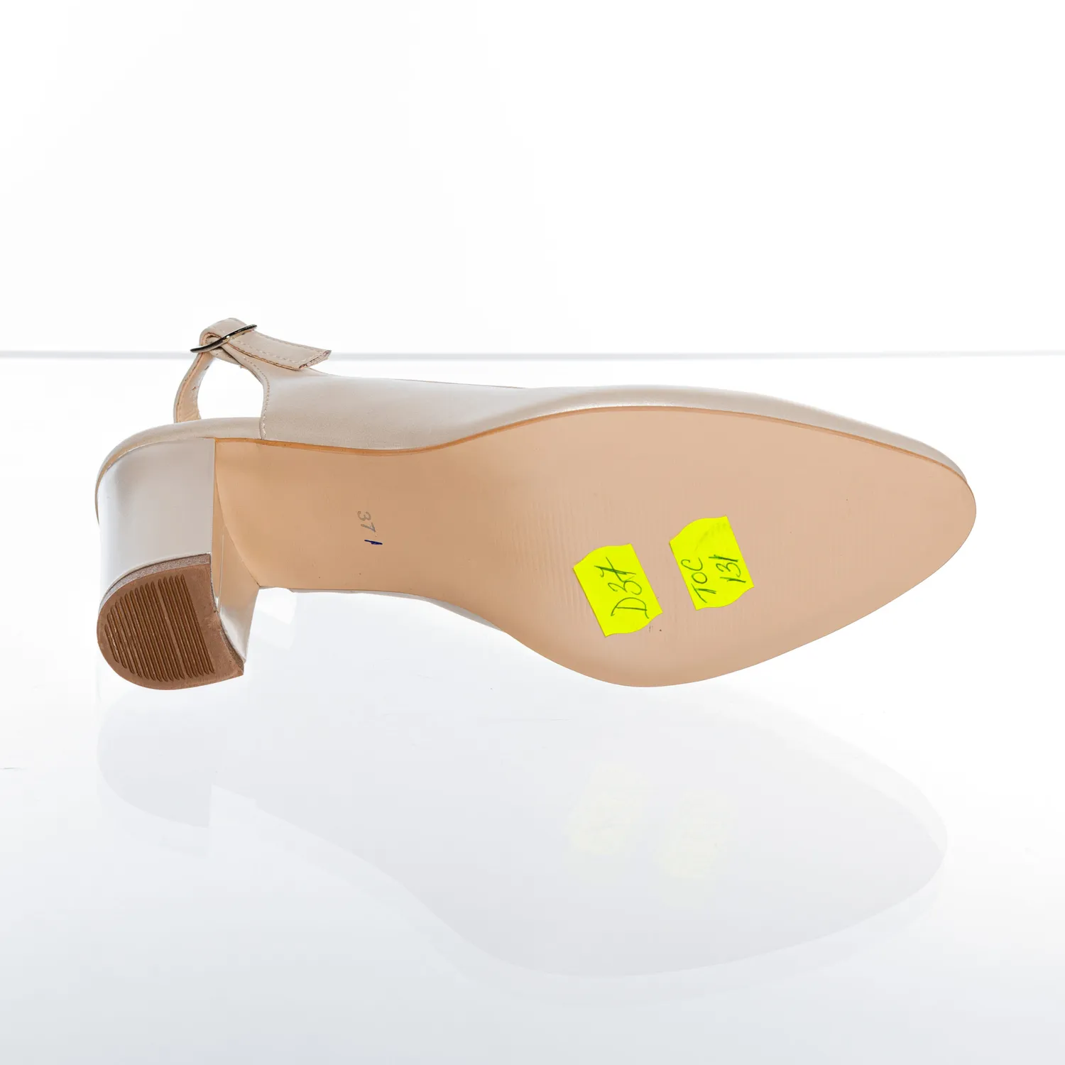 Sandale dama piele naturala Catinca Shoes D37 BS bej sidef