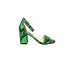 Catinca Shoes S10 CV sandale dama piele verde croco