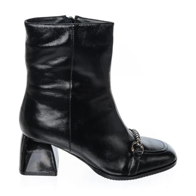 Catinca Shoes Negru Box GX70 NB ghete piele negre