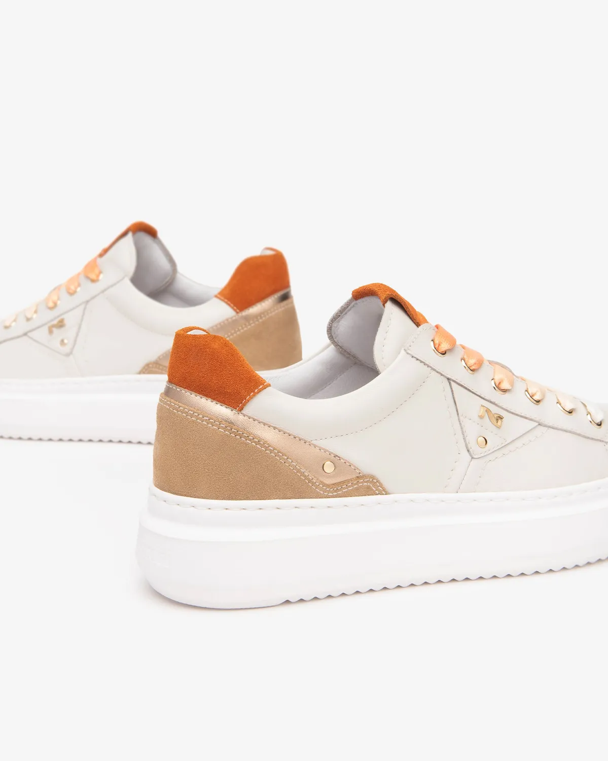 NeroGiardini sneakers piele și piele întoarsă damă