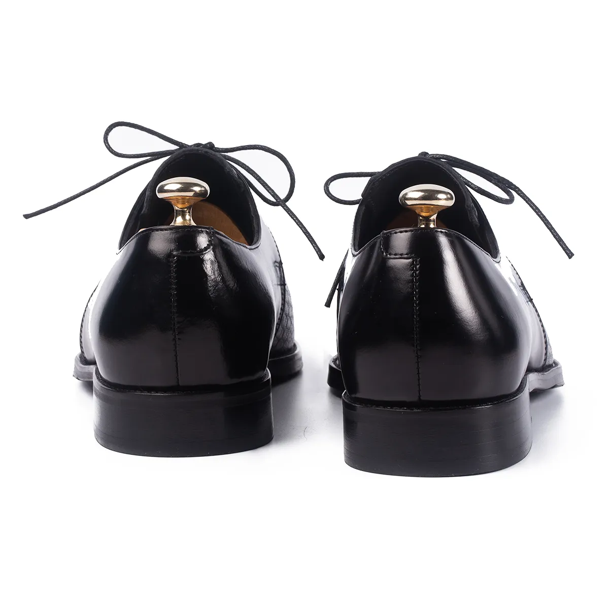 Lucas Shoes Arca pantofi derby barbati negru piele