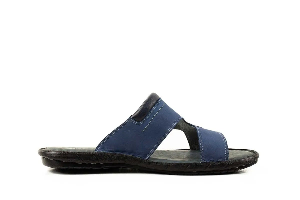Lucas Shoes 300 sandale albastre piele vara