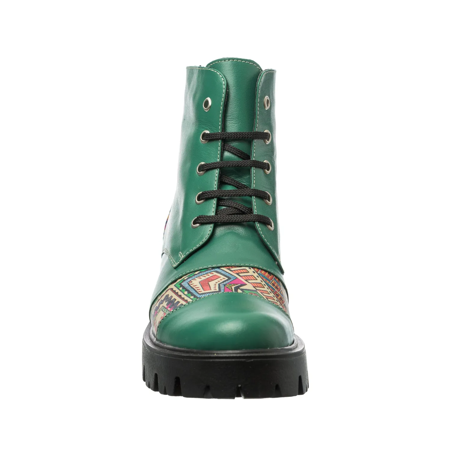Catinca Shoes BC21 VBT bocanci dama piele verde box