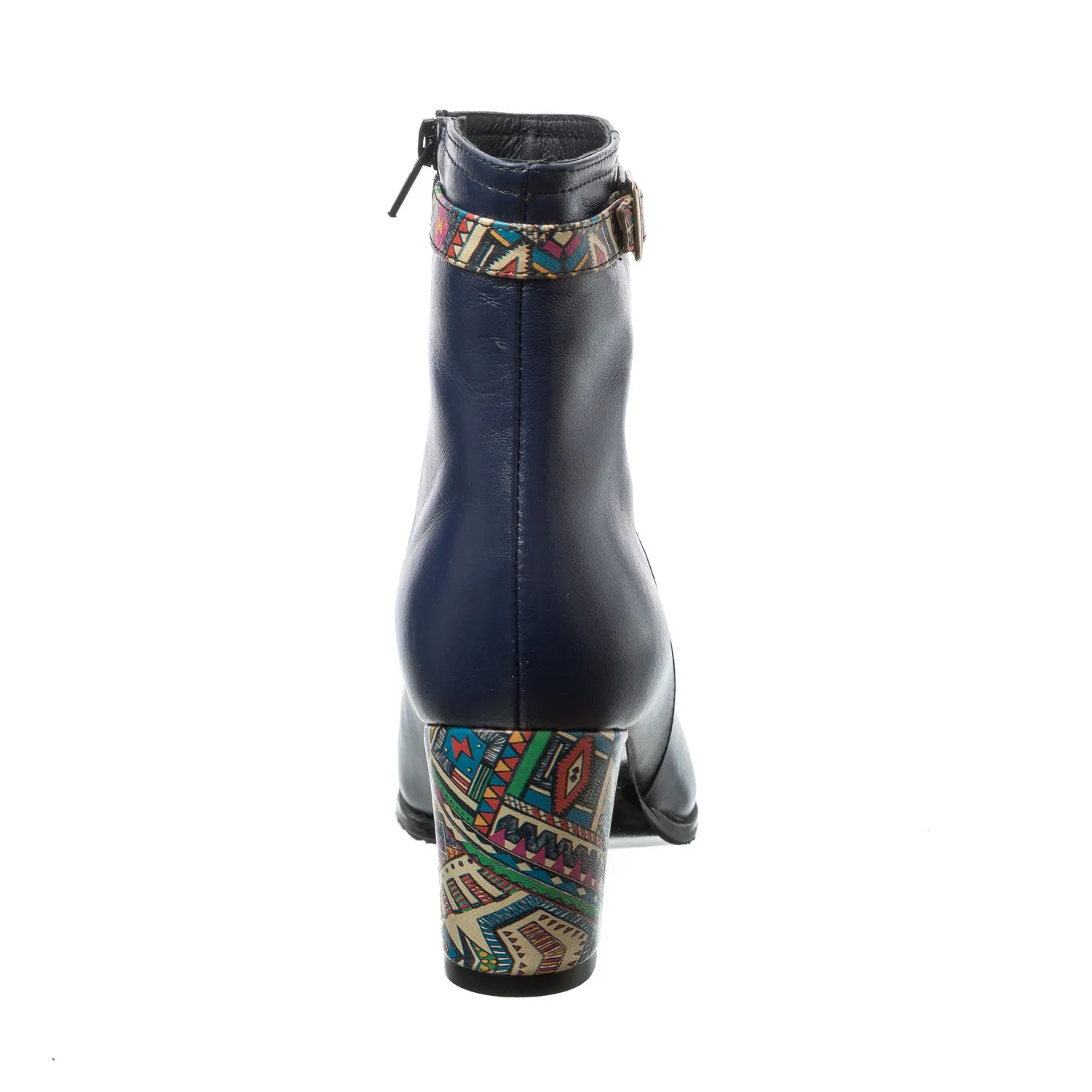 Catinca Shoes GX43 BBMT ghete damă albastru tradițional piele