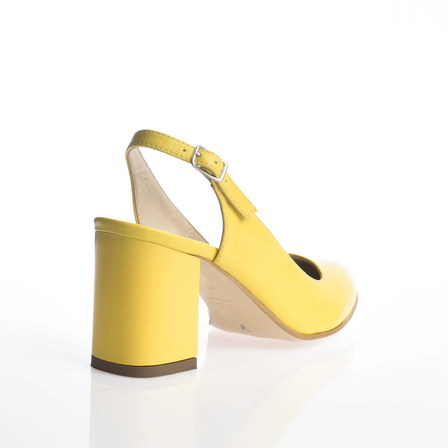 Catinca Shoes V7 GB sandale dama piele galben box