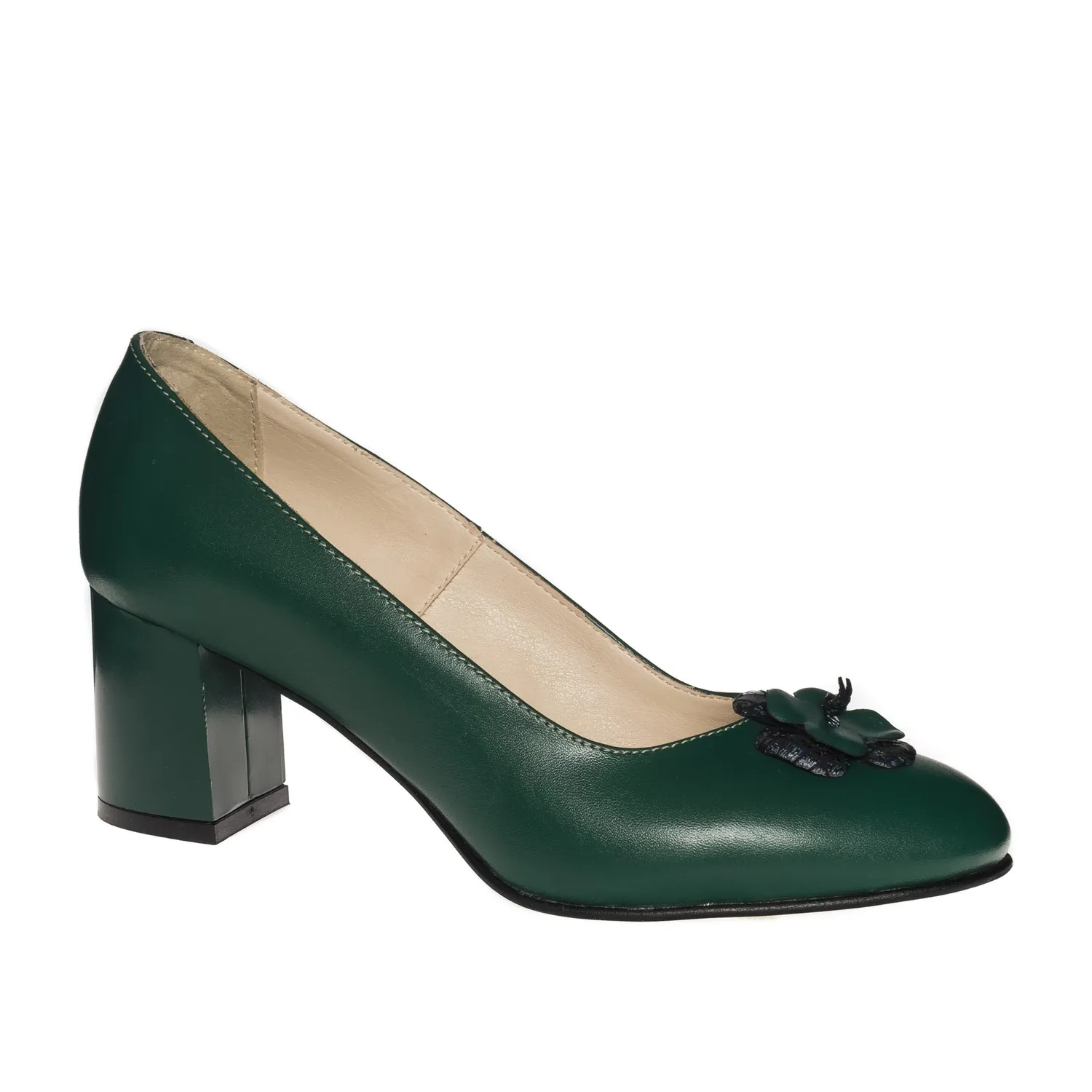 Catinca Shoes R6 V pantofi dama piele naturala verde