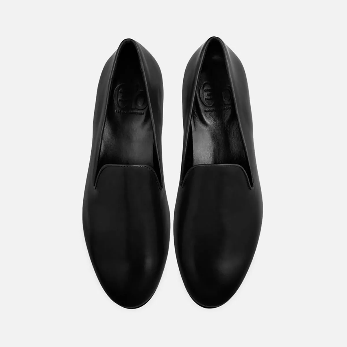 Cecilia Bringheli Positano Black Leather pantofi piele neagra