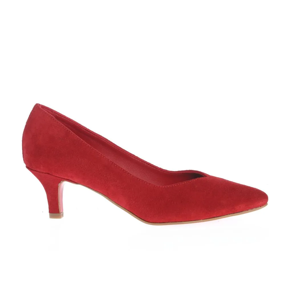 Ana Urbana Shoes Miami pantofi piele roșii