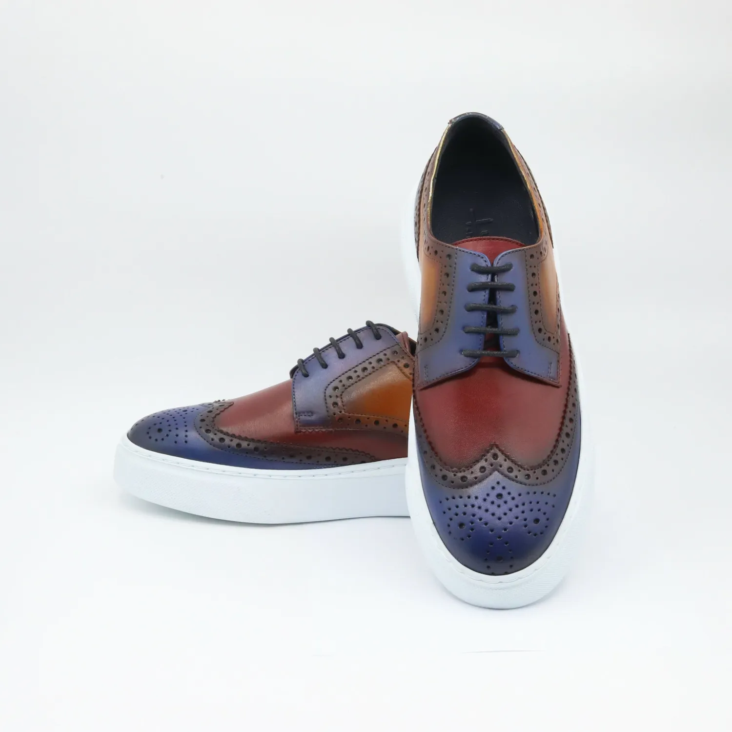 Lucas Shoes Sneaker 519 B-Y-R pantofi sport piele