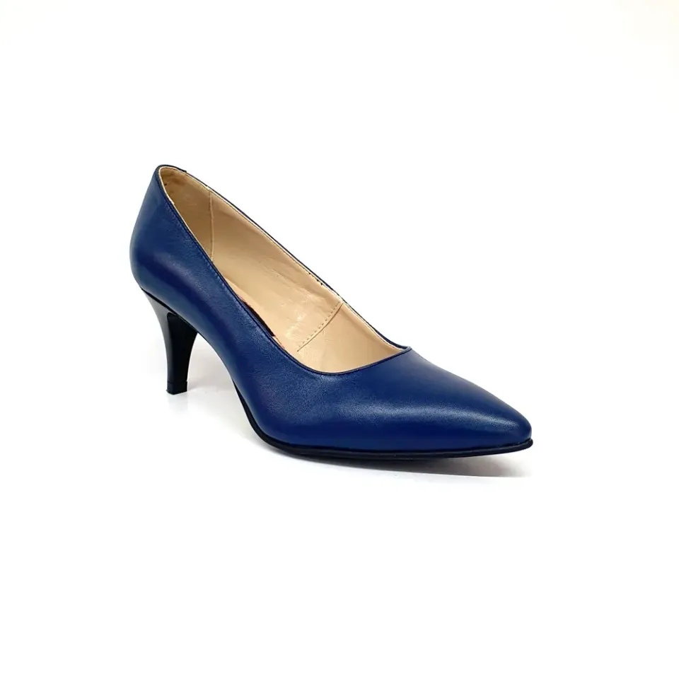 Catinca Shoes A19 BL pantofi dama piele albastru