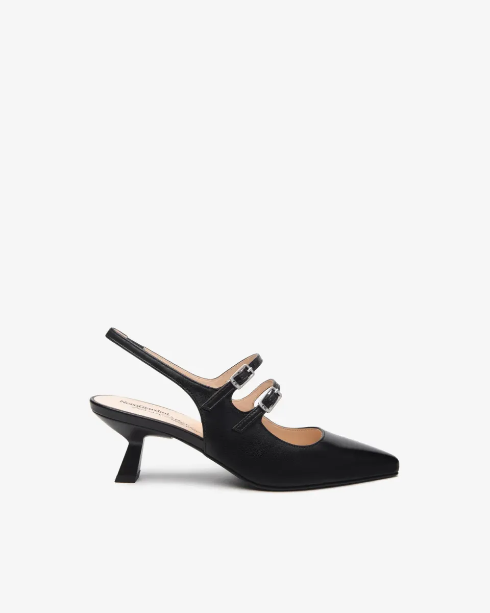 Slingback dama piele NeroGiardini Premium ceremonie