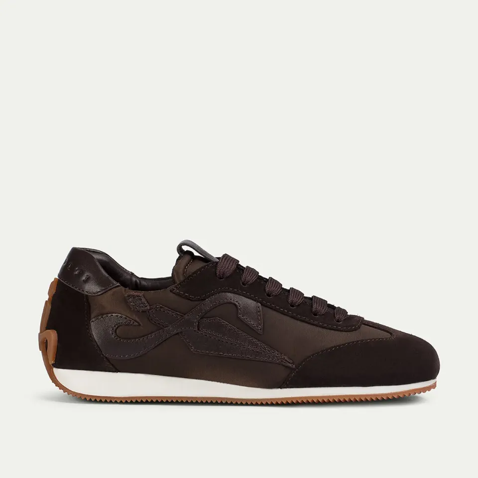 Cesare Paciotti Myron sneakers damă maro piele întoarsă