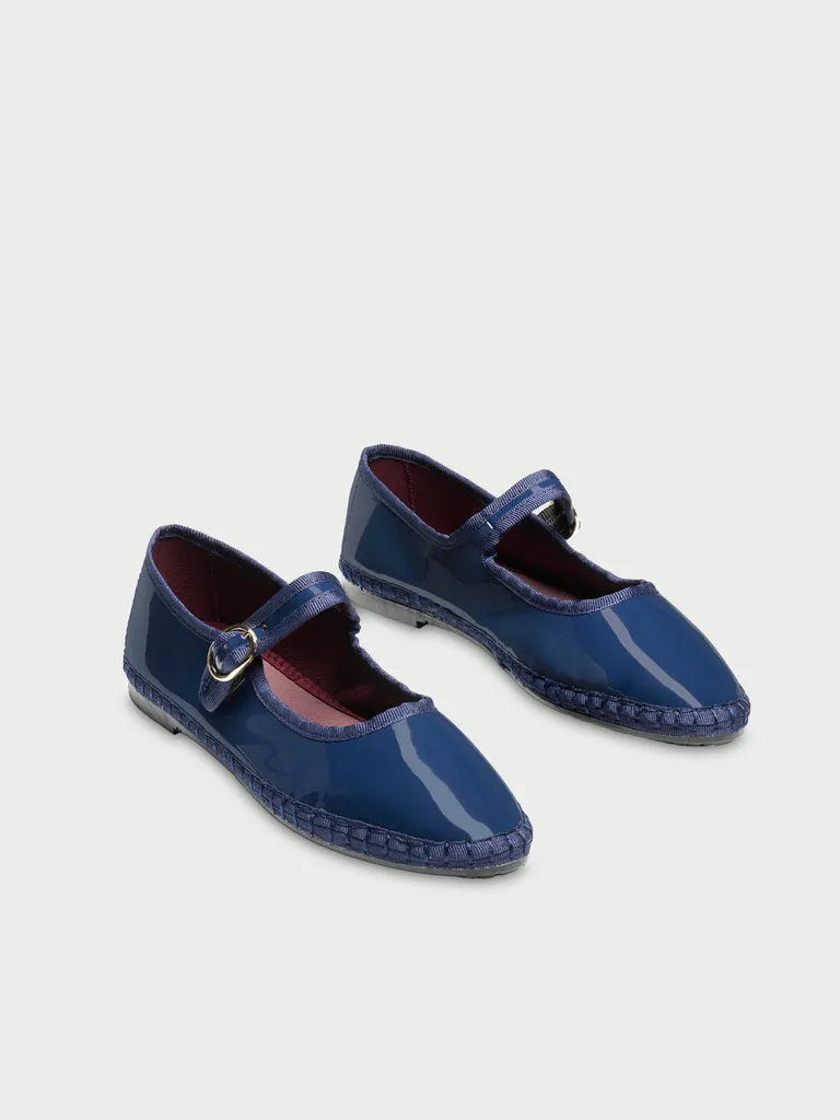 Flagelus Haddock pantofi Mary Jane bleumarin lac