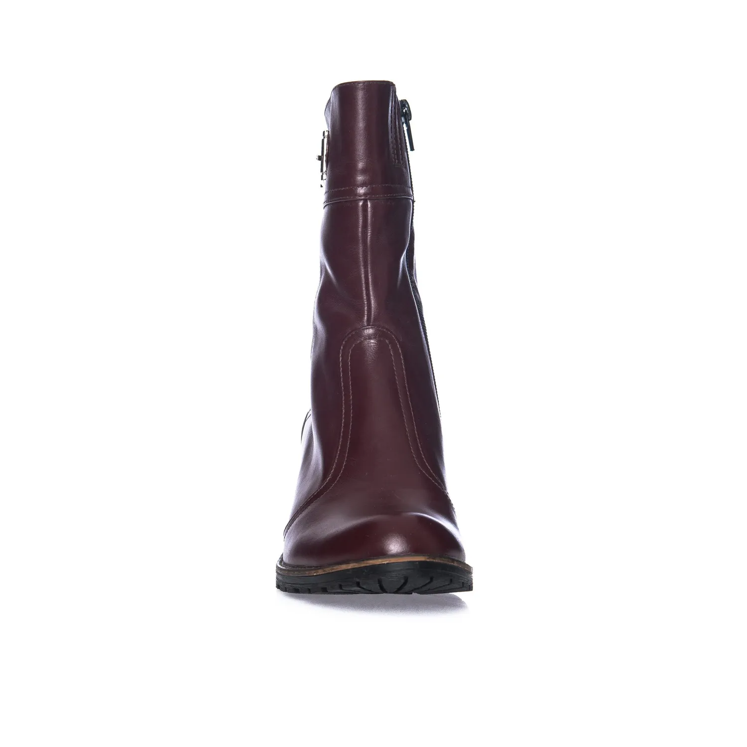 Catinca Shoes 335 BB ghete dama piele naturala bordo