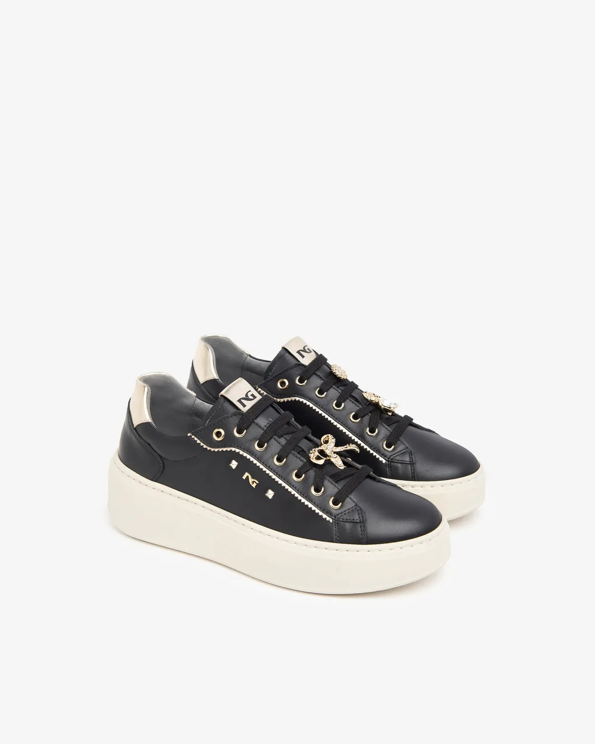 NeroGiardini sneakers dama piele textil respirabil