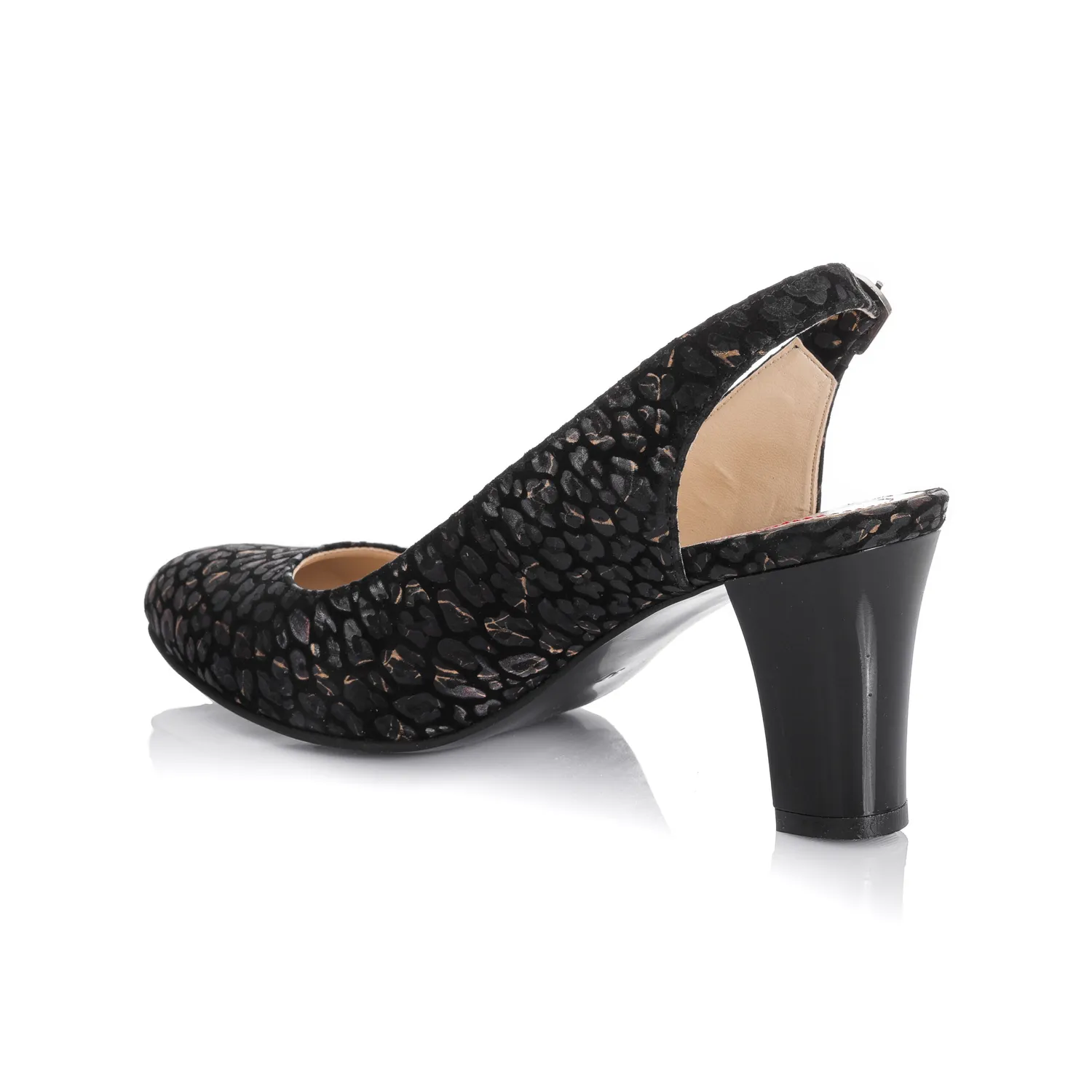 Catinca Shoes D20 NPFA sandale dama piele negru-auriu