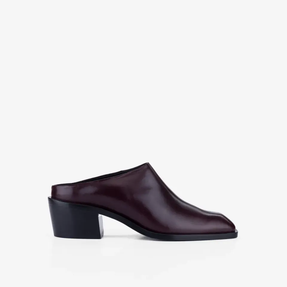 Cecilia Bringheli Ares saboti bordo piele toc 5 cm