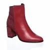 Catinca Shoes GX31 RBP ghete piele naturala rosu picatele