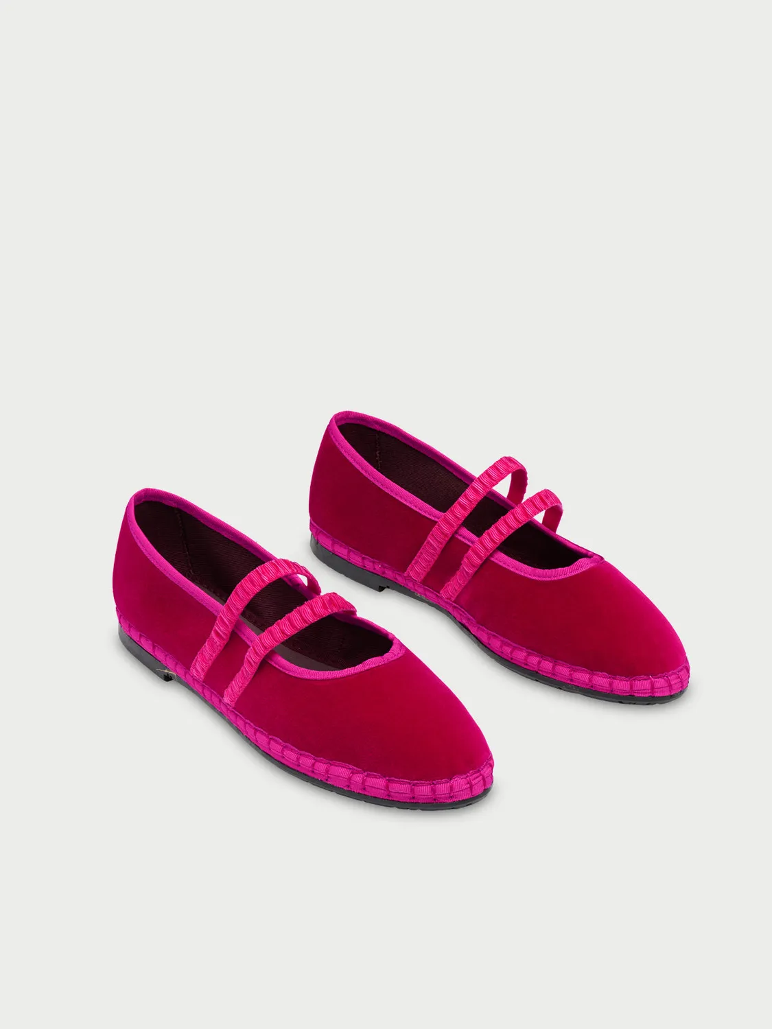 Flagelus Laurance Fuchsia balerini fucsia velur