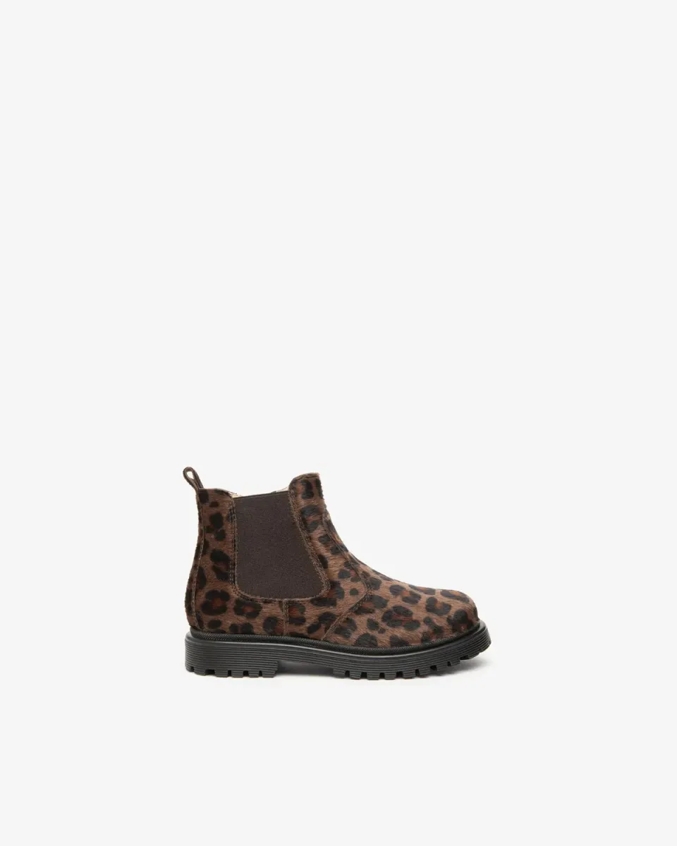 NeroGiardini ghete chelsea fete animal print iarna