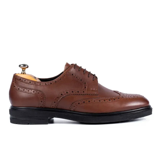Lucas Shoes Elegant 550 Oslo pantofi maro deschis piele