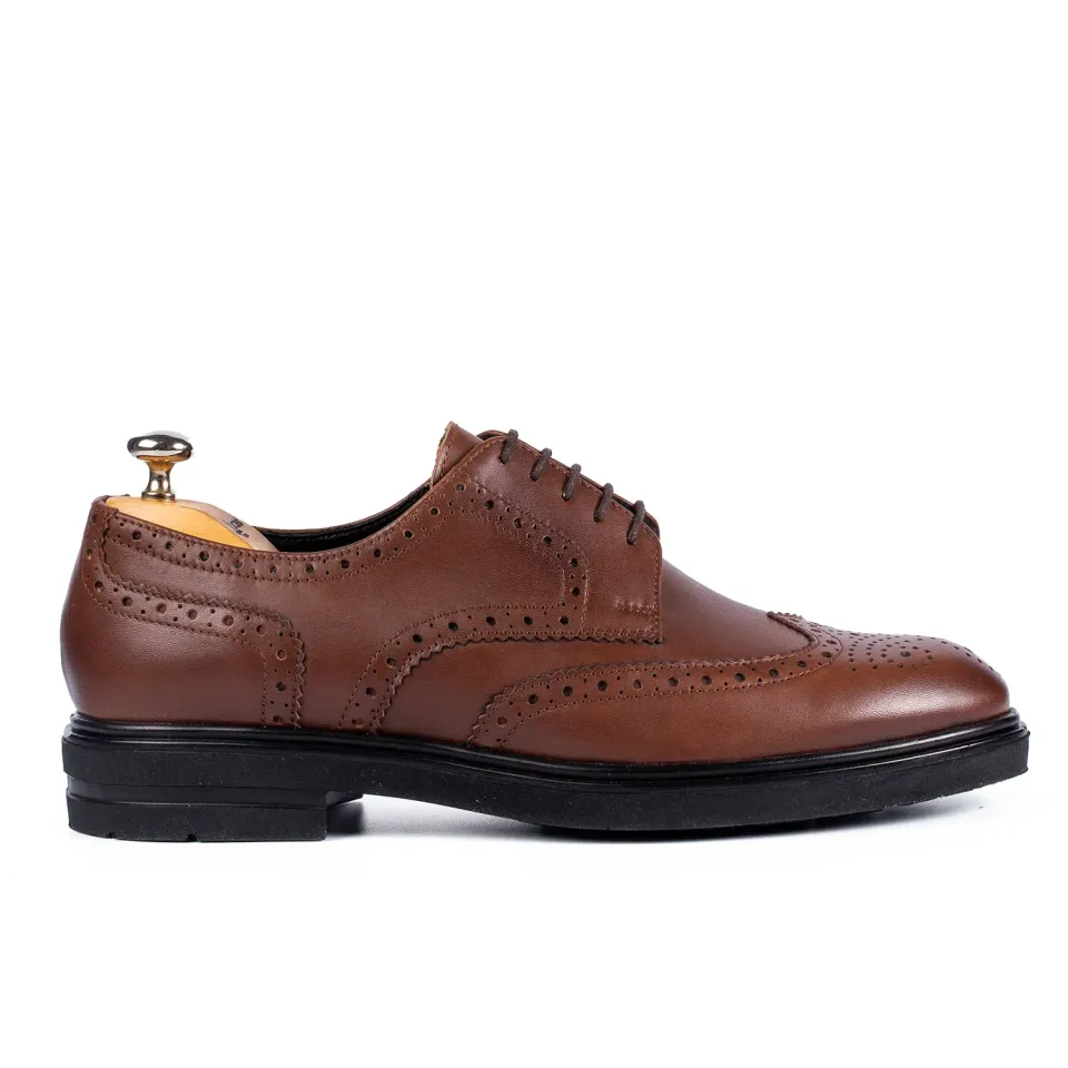 Lucas Shoes Elegant 550 Oslo pantofi maro deschis piele