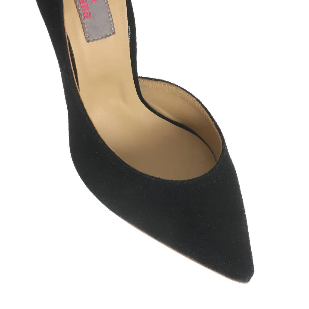 Ana Urbana Shoes Austin pantofi negri toc inalt
